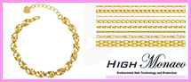 Z-High Monaco: Pulseras Chapa de Oro